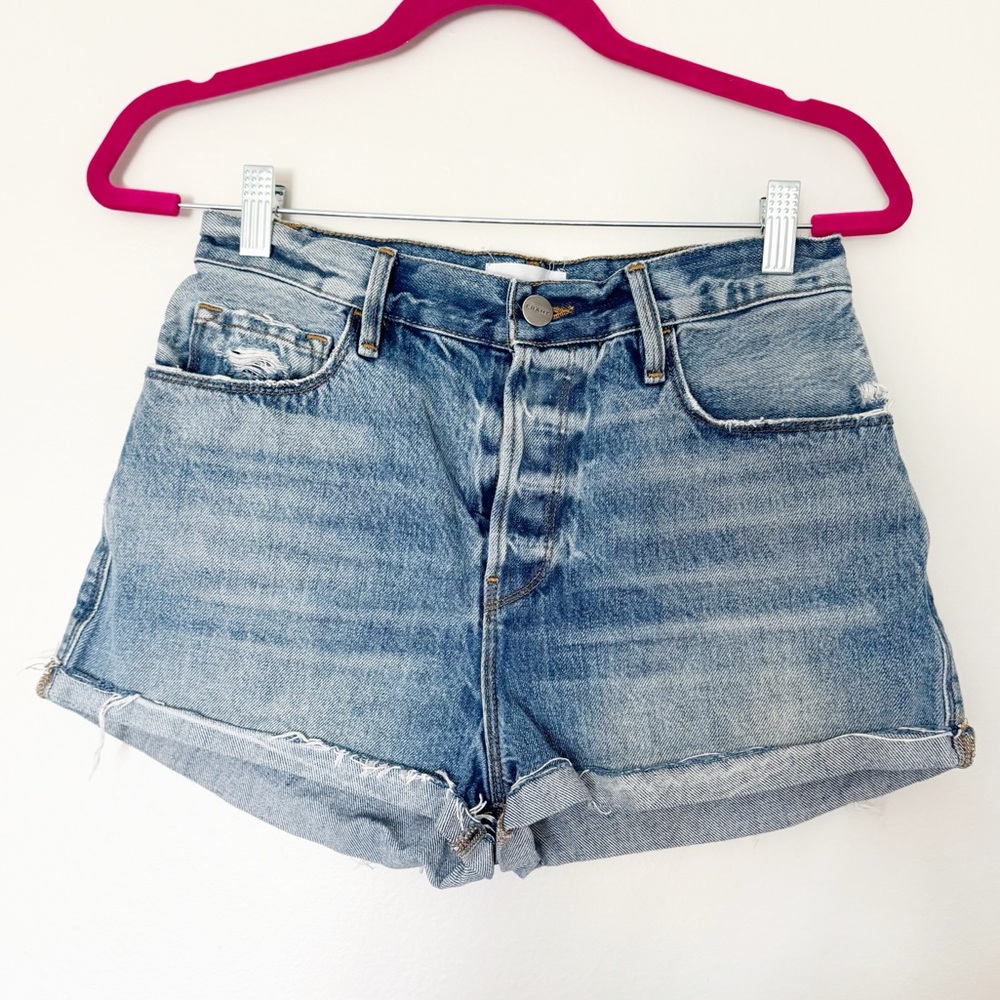 Frame | Le Original Tulip Shorts Cut Off Size 27